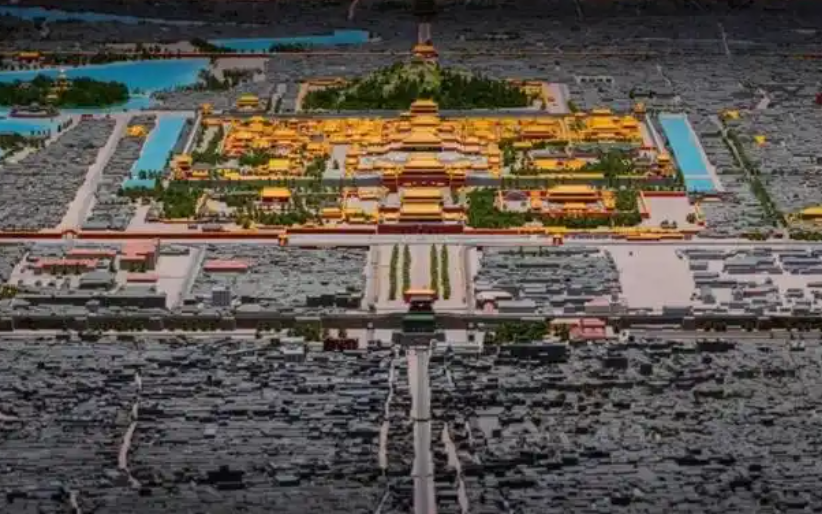 北京市檔案館整合利用有限資源通過(guò)沙盤(pán)模型復(fù)原五十年代初北京城的原貌